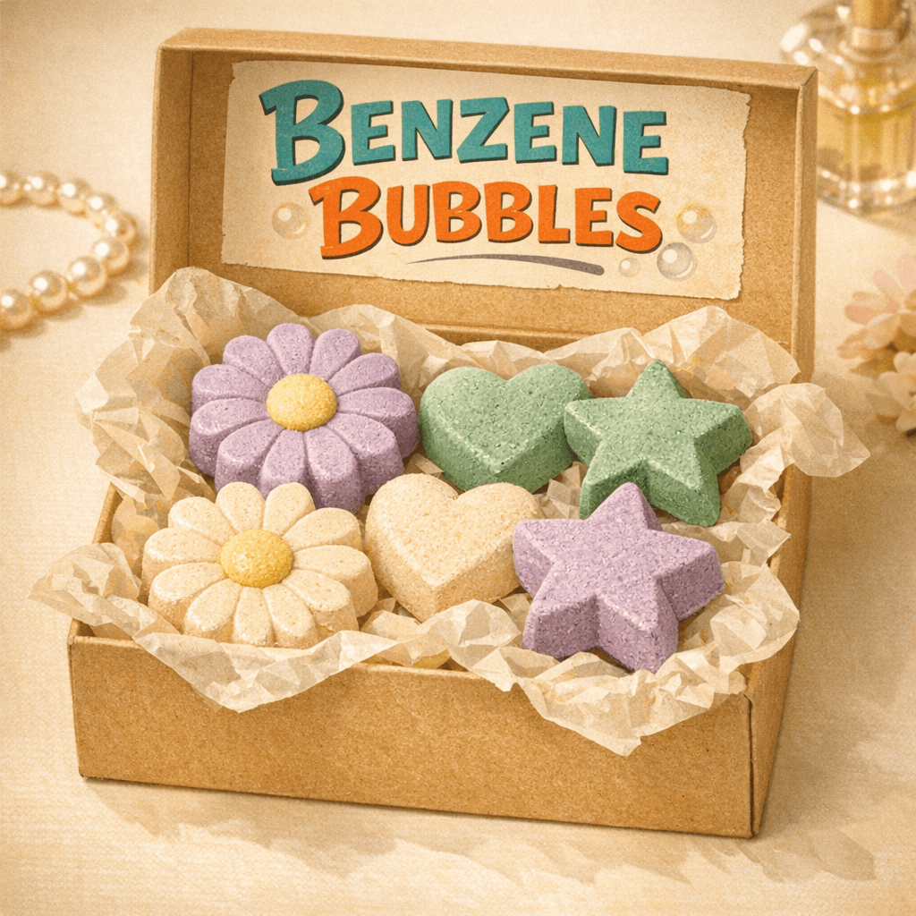 Benzene Bubbles Aromatherapy Bath Bombs