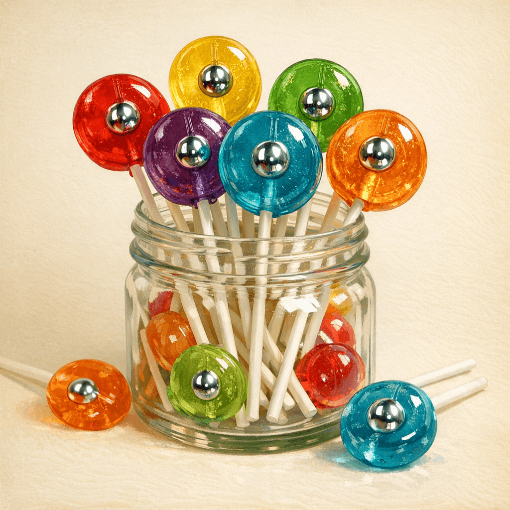 Mercury Drop Lollipops
