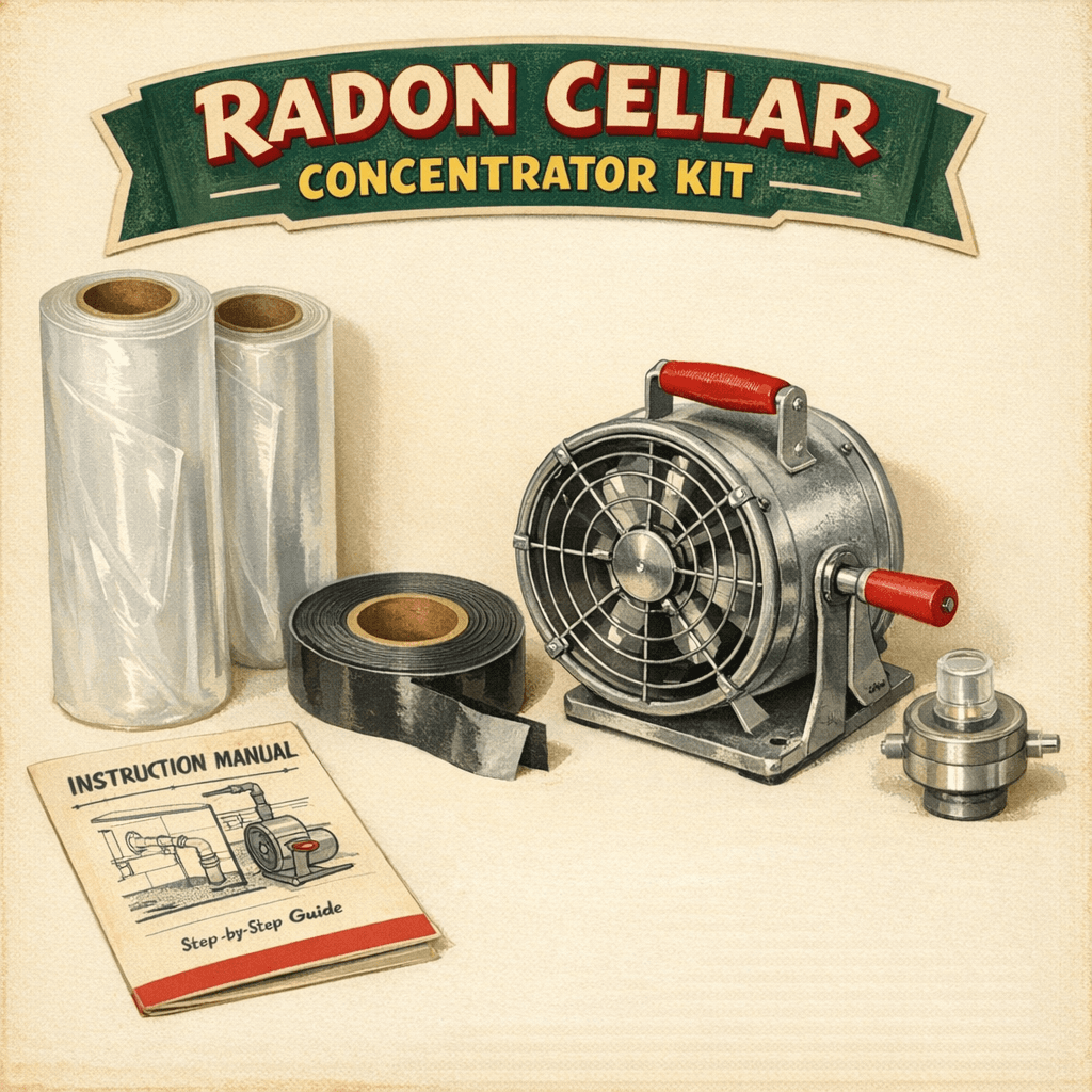 Radon Cellar Concentrator Kit